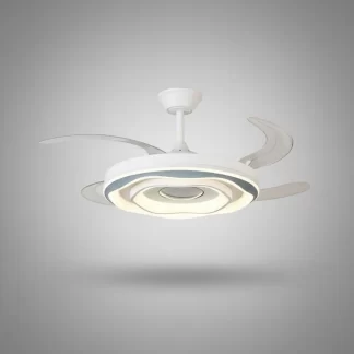 Ventilador Ecoshine de Teto Led Retratil Ultra Moderno T6205